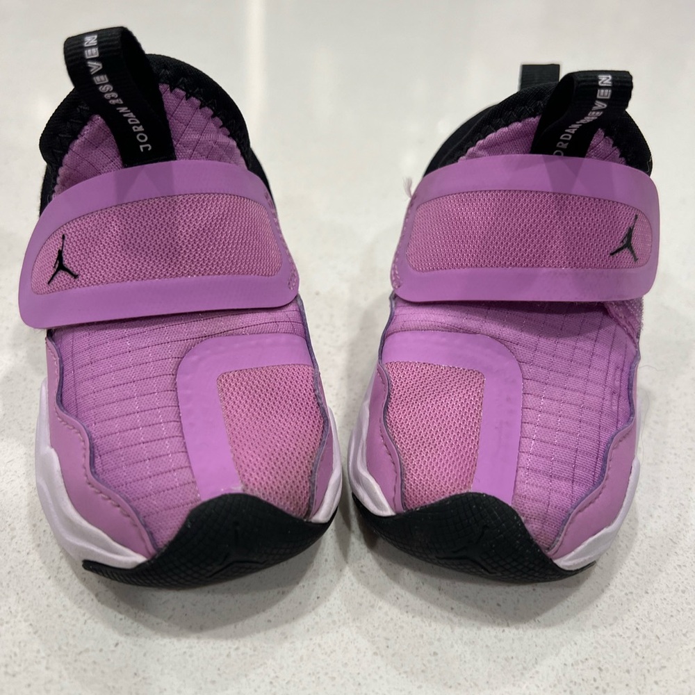 Toddler Jordan Purple and Black Sneaker